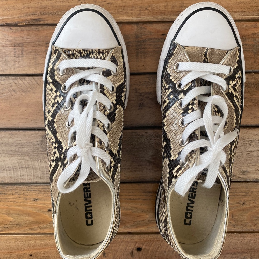 Converse snake print platforms size 7.5 - Picture 5 of 11